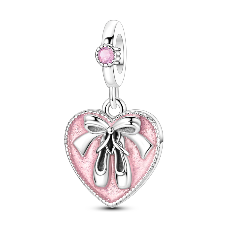 Jewelry Making Quotes - Бусина-шарм «Балерина» из серебра 925 пробы,