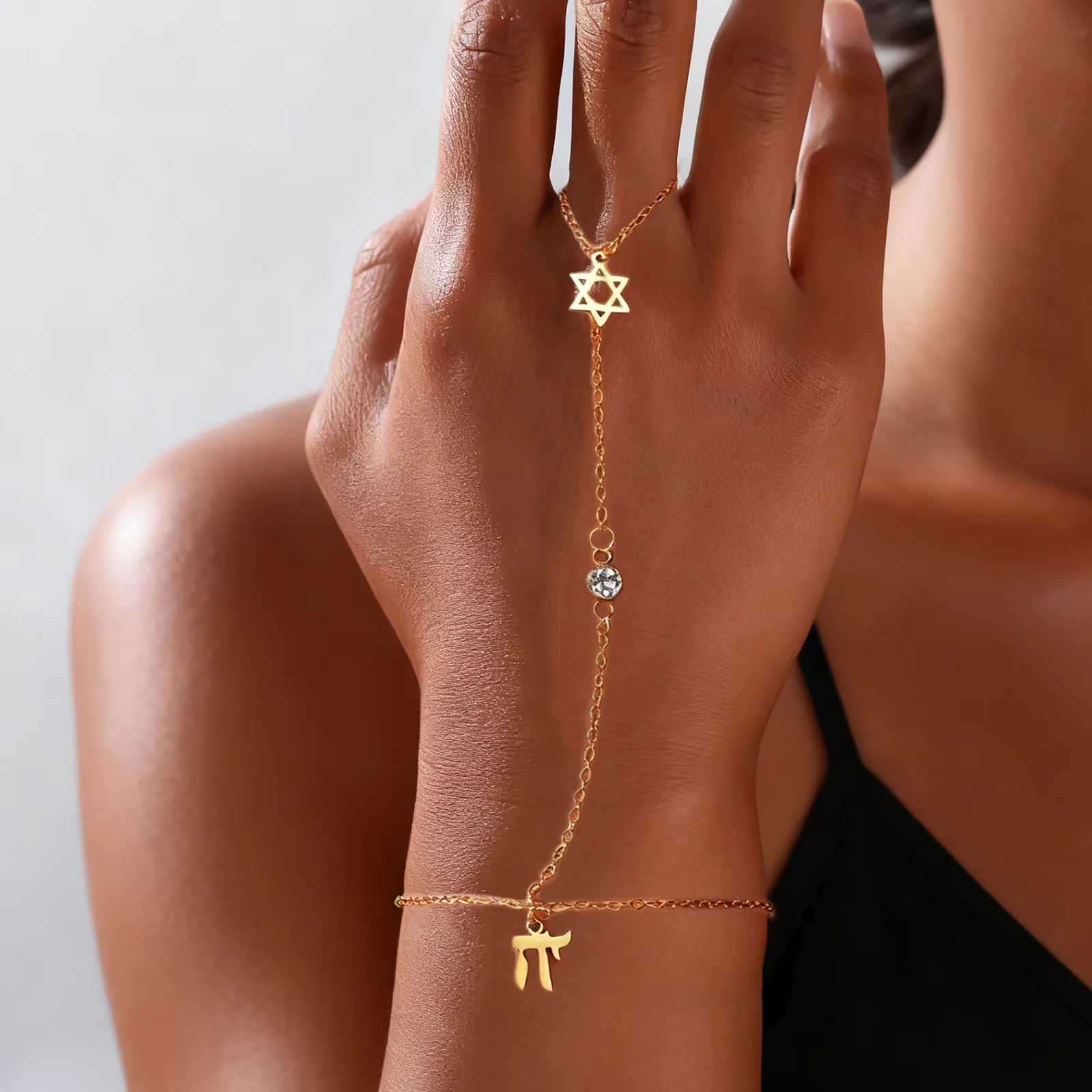 Jewelry Making Jewelry - Браслет с еврейской звездой Давида и