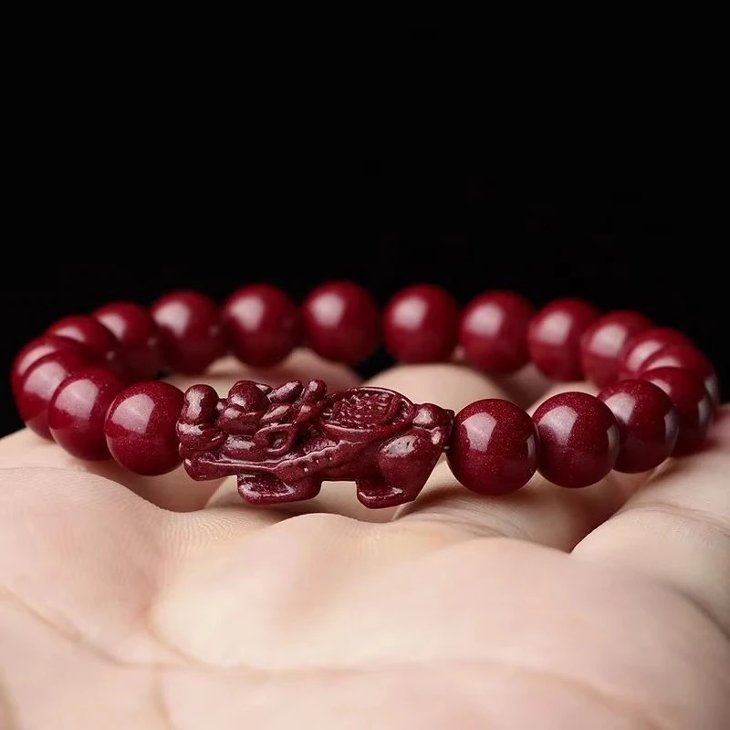Jewelry Making For Seniors - Браслет из натурального киновари ручной работы