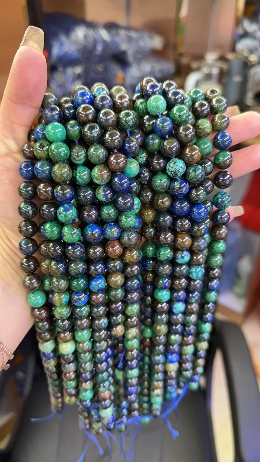 Новый натуральный азурит, мала – обзор и цена Jewelry Making For Seniors